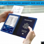 Sonloka RFID Korumal Erkek Deri Pasaportluk (Lacivert)