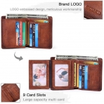 Generic RFID Korumal Erkek Deri Czdan (Kahverengi)