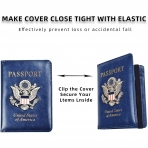 Hermard RFID Korumal Erkek Deri Pasaportluk (Lacivert)