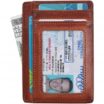DONWORD RFID Korumal Erkek Deri Kartlk(Kahverengi)