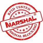 Marshal Wallet RFID Korumal Erkek Deri Pasaportluk (Siyah)