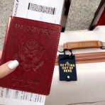 MUAZIDA RFID Korumal Kadn Deri Pasaportluk (Siyah)