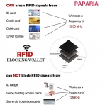 PAPARIA RFID Korumal Kadn Deri Czdan (Pembe)