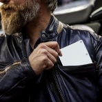 Medrega RFID Korumal Erkek Alminyum Kartlk(Beyaz)