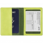VEDO SHIPIN RFID Korumal Erkek Deri Pasaportluk (Yeil)