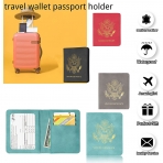 VEDO SHIPIN RFID Korumal Kadn Deri Pasaportluk (Yeil)
