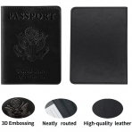 PanosBepa Deri Pasaportluk(2 Adet)(Siyah/Mavi)