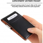 kullder RFID Korumal� Erkek Deri C�zdan (Siyah)