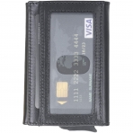 Venito  RFID Korumal Erkek Deri Czdan (Siyah)