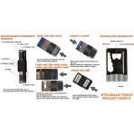 Stilvolle tools RFID Korumal Erkek Alminyum Kartlk (Siyah)