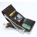MASIWEI RFID Korumal Kadn Deri Czdan (Renkli)