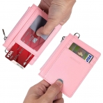 Generic RFID Korumal Deri Czdan(Pembe)