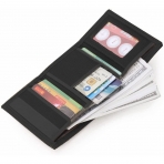 JESBOOW RFID Korumal Kadn Deri Pasaportluk (Siyah)