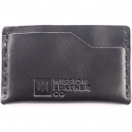 Mission Leather RFID Korumal Erkek Deri Czdan (Siyah)