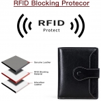 Seammer RFID Korumal Kadn Deri Czdan(Black)