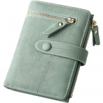 Fanaztee RFID Korumal� Kad�n Deri C�zdan(Ye�il)