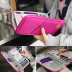 BESPORTBLE RFID Korumal Kadn Deri Czdan (Pembe)
