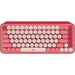 Logitech POP Keys Wireless Mekanik Klavye (Heartbreaker Rose)