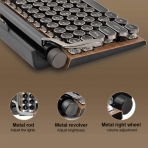 7KEYS Bluetooth 5.0 Retro Daktilo Klavye