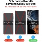 amFilm Samsung Galaxy S22 Ultra Film Ekran Koruyucu(2 Adet)