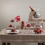 SARO LIFESTYLE Pamuk Bardak Altl(Yeil, 4 Adet)