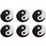 POPULAR LIFE HOME Boncuk Bardak Altl (Ying/Yang, 6 Adet)