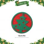 JEWEKY Dekoratif Bardak Altl��� (K�rm�z�, 2 Adet)