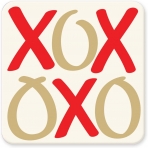 Faux Designs Bardak Altl (XOXO, 10 Adet)