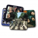 VinylRevamped Dekoratif Bardak Altl(Beatles, 4 Adet)