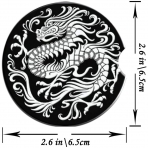 Xutai Dekoratif Bardak Altl (Siyah, 4 Adet)