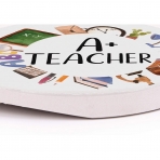P. Graham Dunn Seramik Bardak Altl(Teacher Yazl, 2 Adet)