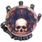Gothic Bar Decor Dekoratif Bardak Altl(Renkli, 4 Adet)