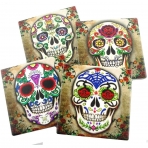 DWK Seramik Bardak Altl (Sugar Skull, 4 Adet)