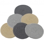 SHCMSADO Pamuk Bardak Altl���(Renkli, 6 Adet)