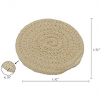 SHCMSADO Pamuk Bardak Altl���(Renkli, 6 Adet)