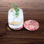 CARIBOU Coasters Dekoratif Bardak Altl(Pembe, 2 Adet)