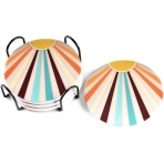 Greenline Goods Seramik Bardak Altl��� (G�ne�, 4 Adet)