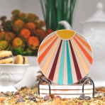 Greenline Goods Seramik Bardak Altl��� (G�ne�, 4 Adet)