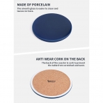 Sweese Porselen Bardak Altl (Mavi, 6 adet)