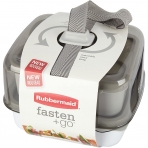 Rubbermaid Fasten And Go Blmeli Beslenme Kutusu (Gri)