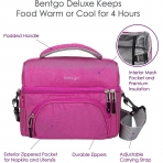 Bentgo Deluxe Termal Beslenme antas (Pembe)