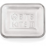 Bits Kits Paslanmaz elik Beslenme Kutusu (Gri)