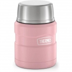 THERMOS Paslanmaz elik Yemek Termosu(470ml, Pembe)