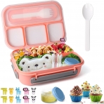 Swkien B�lmeli Beslenme Kutusu (Pembe)