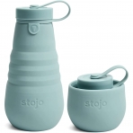 STOJO Katlanabilir Su iesi (529ML, Aqua)