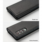 Rin gke Folio Galaxy Z Fold 3 Ultra Deri Klf