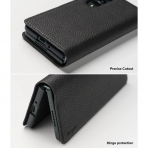 Rin gke Folio Galaxy Z Fold 3 Ultra Deri Klf
