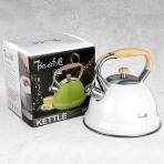 BAERFO Paslanmaz elik Ses kartan Ddkl Kettle (Beyaz)