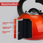 Aidea Seramik Ses kartan Ddkl Kettle (Turuncu)