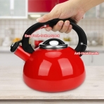 Aidea Seramik Ses kartan Ddkl Kettle (Krmz)